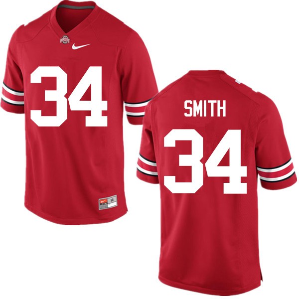Ohio State Buckeyes #34 Erick Smith Men Official Jersey Red